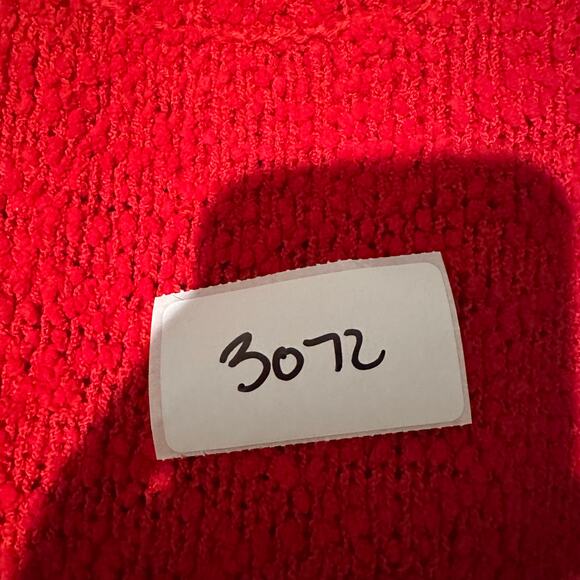 SANCTUARY Women's Popcorn Crew Neck Sweater Size L In Red - Picture 9 of 9